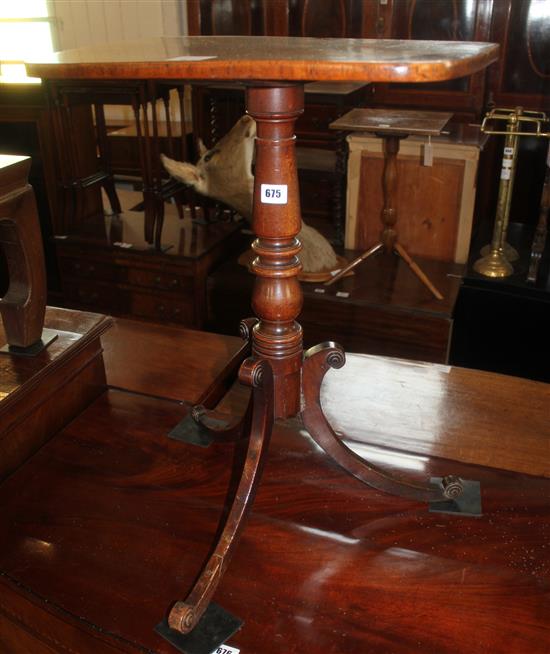 Regency mahogany rectangular wine table(-)